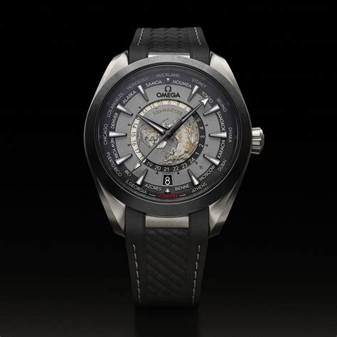 omega world timer titanium